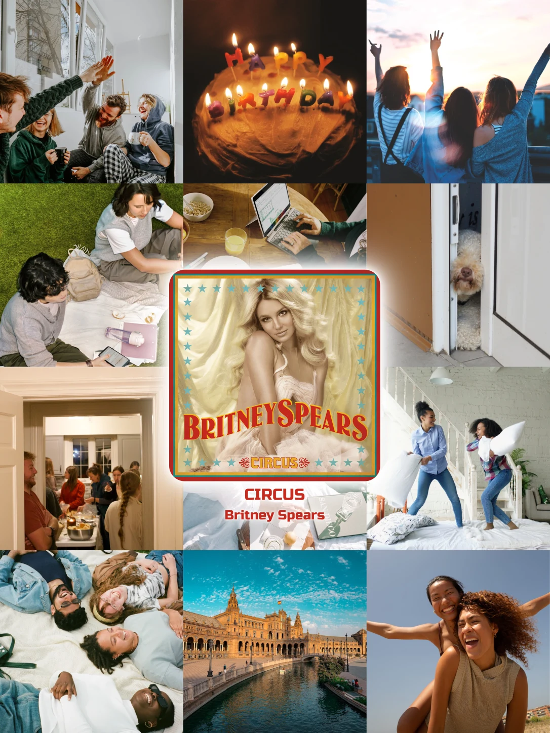 Ramka muzyczna z kodem Spotify Britney Spears Circus — personalizowana ramka LoreFrame 15x20 cm